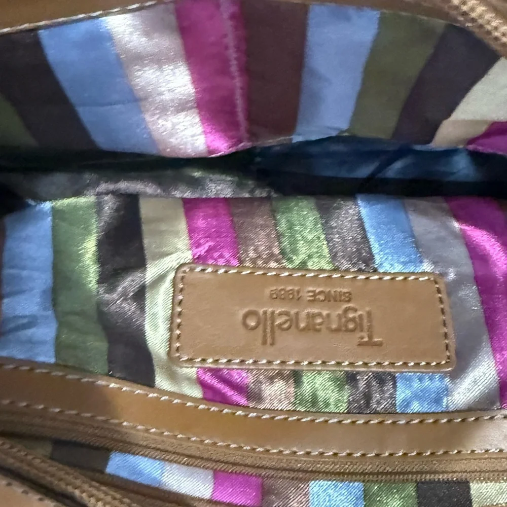 Tignanello Tan Leather Handbag